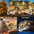 thumbnail image 3 of Christmas Projector Lights Outdoor, Led Snowflake Projector Lights, Snowfall Projector Waterproof Outdoor Christmas Decorations Lighting for Indoor Xmas Holiday Party Wedding Garden Patio, 3 of 6