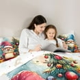 thumbnail image 5 of Homewish Kawaii Gnome 2pcs Bedding Comforter Set For Children Teens Adults,Happy Christmas Xmas Twin Comforter Sets,Festival Gifts Breathable Bedding Set,Super Cozy Room Decor,Reversible, 5 of 8