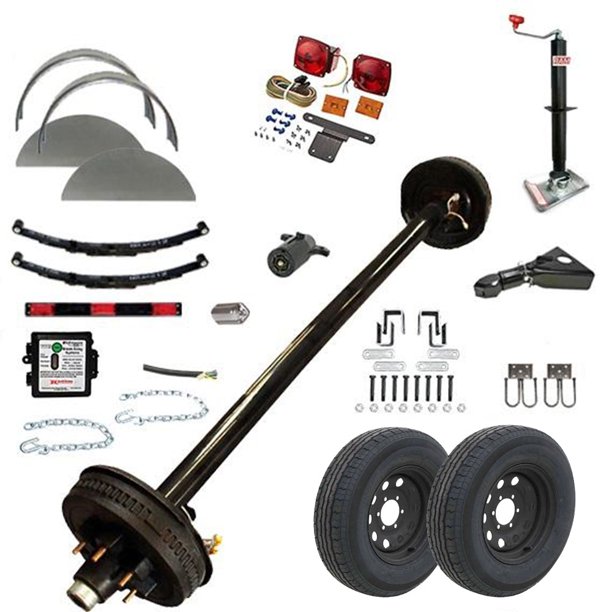 5200 lb Single Axle Trailer Parts Kit 5.2K Capacity HD
