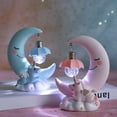 thumbnail image 5 of Unicorn Moon Ornaments,Wekity Nursery LED Night Light for Kids Gift for Baby Toddler Teens Girls Boys Children Romantic Room Decorations for Baby’s Bedroom Home Lighting (Pink), 5 of 6