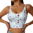 thumbnail image 2 of Lsque Poodle Dog Printed Women'S Sports Bra, Compression, Moisture Wicking, High-Impact Sports Bra For Women,Supportive sports bra-Medium, 2 of 9