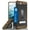 Black/Brown, variant on Case for iPhone 8 Plus, Tri-Shield Rugged Cover [with Kickstand + Credit Card Wallet Slot + Wrist Strap] for Apple iPhone 8 Plus, iPhone 7 Plus