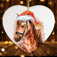 thumbnail image 4 of Watercolor Horse Christmas Ornament, 4 of 5