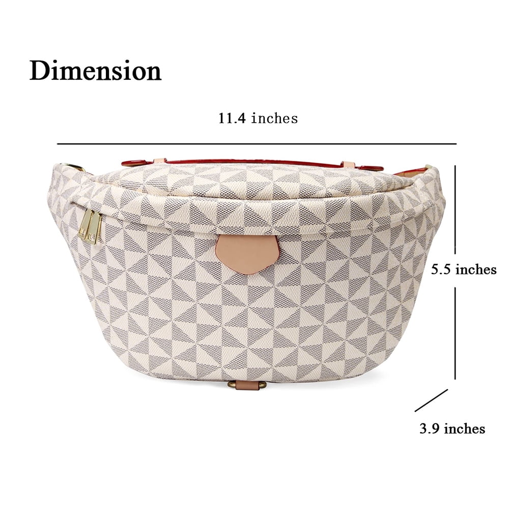 M MOTIKUL Belt Bag for Women Fashion Crossbody Fanny Packs Causal Waist Hip  Bum Bag Leather Chest Daypack Purses Travel Pouch Sling Backpack Bag