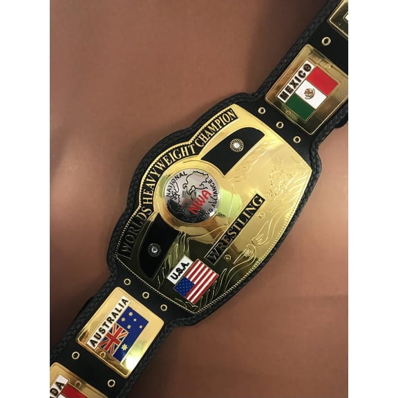 NWA Dome Globe World Heavyweight Champion Wrestling Belt