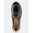 thumbnail image 5 of Free Assembly Women's Studded Faux Leather Loafers, Sizes 6-11, 5 of 7