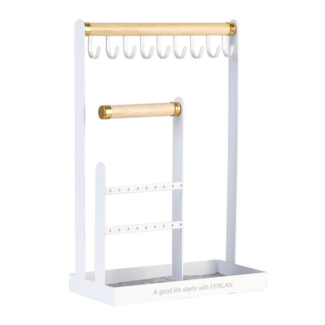 LYMAYTER Jewelry Display Stand Jewelry Display Holder - Multi - hooks, for Necklaces and Earrings