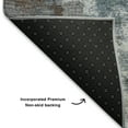 thumbnail image 5 of Addison Rugs Mayfield Premium Machine Washable Transitional Abstract Brown Round Rug, 8' x 8', 5 of 6