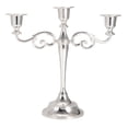 thumbnail image 2 of Dinning Table Candlestick,Vintage Romantic 3 Head Vintage Candlestick Wedding Candlestick Expertly Crafted, 2 of 13