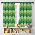 thumbnail image 5 of Blackout Kids Curtains,Green Argyle Pattern Childrens Insulated Curtains Set Of 2,Bedroom Essentials,Toddler Room Decor 42"x54", 5 of 5