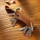 thumbnail image 3 of tui Cls En Cuir Suprieur (marron), Sac De Rangement Pour Cls Fait La Main, Tui Cls De Voiture En Cuir, 3 of 5