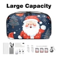 thumbnail image 3 of Santa Claus Digital Pouch with Oxford Cloth, Waterproof, 5.9x9.44x3.14 in, for Hard Drive Bags, USB Pouch, Charger Cord Organizer, Cable Organizer Clips, 3 of 6