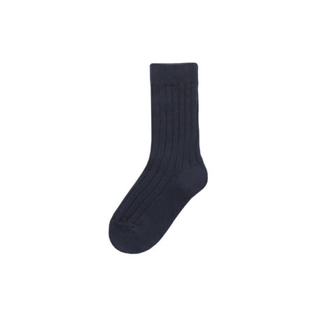 Memoi Boys' Ribbed Dress Socks