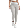 thumbnail image 3 of Dzrciro Yoga Pants Women, Plus Size Elastic High Waist Color Block Cross Yoga Leggings, Breathale Soft Daily Walking Bottoms S-3XL, 3 of 8