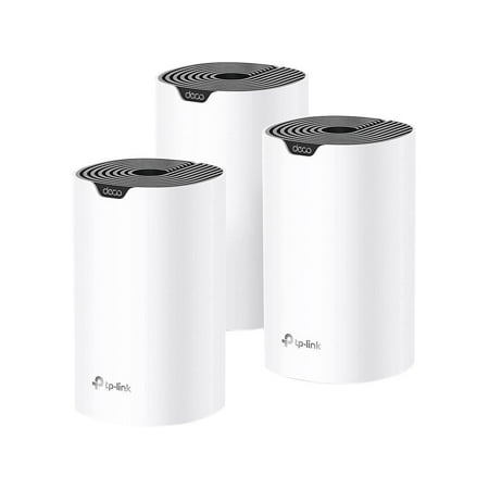 UPC: 0845973089726 | TP-Link Deco Mesh WiFi System (Deco S4) – Up to 5 500 Sq.ft. Coverage  Replaces WiFi Router and Extender  Gigabit Ports  Works with Alexa  3-pack