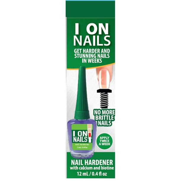 Amen I On Nail Hardener With Garlic Biotin Long Strong Nails In Weeks Base Coat Walmart Com