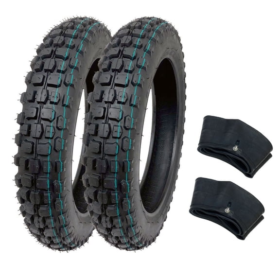 MMG Tires Set 3.00-10 with Inner Tubes (2 tires   2 tubes)