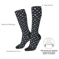 thumbnail image 6 of Fotbe Fast Food print Women's Men's Novelty Crew Socks Cotton Socks Knee High Socks for Walking,Running,Nurses,Pregnancy, 6 of 8