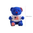 thumbnail image 3 of GFHFHITJ 4th of July Stuffed Animal, 8.6 Inch Soft Plush Bear Patriotic Decor, Summer Red and Blue American-Flag Bear Gifts for Women Kids(Blue), 3 of 6