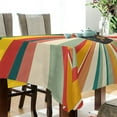 thumbnail image 4 of Yayeee Tablecloths for Rectangular Tables 60 x 90 inch Party Table Cover, Colorful Cat, 4 of 6