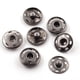 thumbnail image 2 of 10 juegos de botones a presión para coser, botones de cierre a presión de Metal, botón de presión para coser ropa, negro y plateado, (1,5mm + 0,6mm), 2 of 5