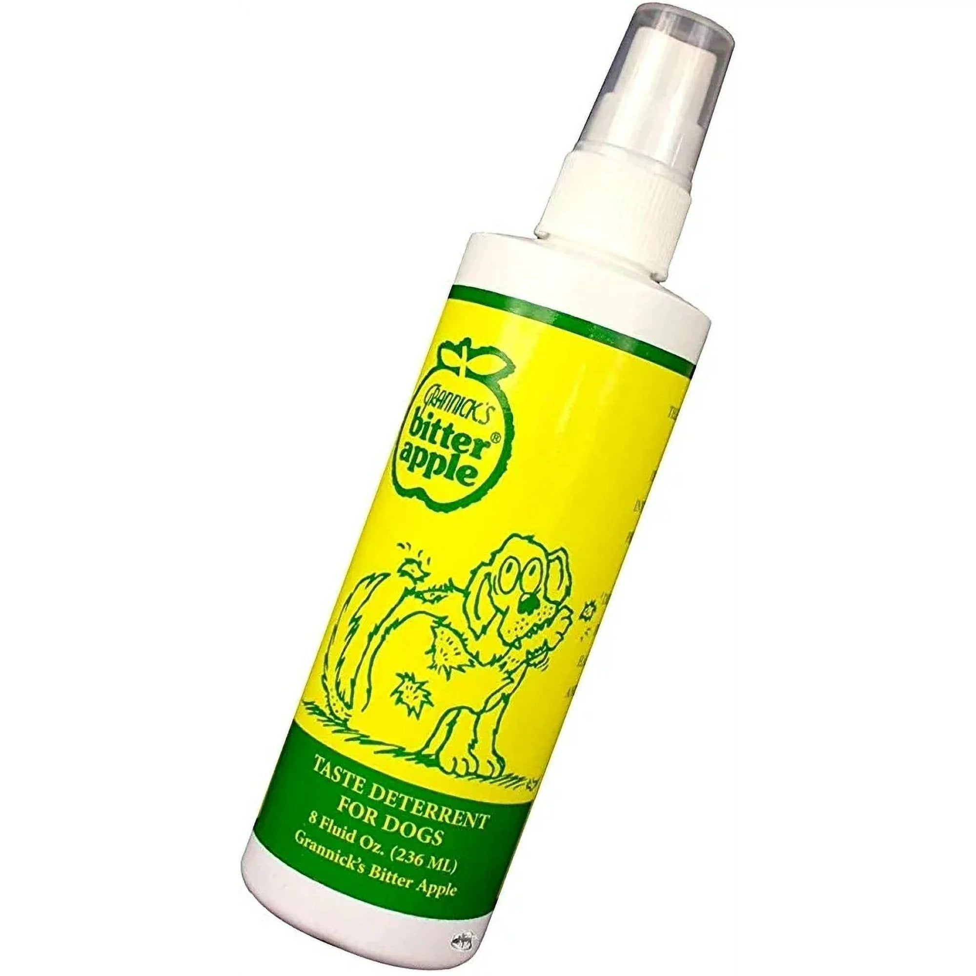 Grannick s Bitter Apple 8 oz Spray Non Toxic Taste Deterrent for Dogs Discourages Fur Biting and Hot Spots Walmart