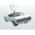 thumbnail image 2 of Christmas Ornament for 1970 Dodge Challenger R/T Hemi Silver/Black Roof Green Rims Ltd Ed, 2 of 3