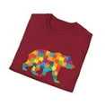 thumbnail image 4 of Mama Bear Autism Awareness Mental Health Mom Unisex Softstyle T-Shirt, 4 of 4
