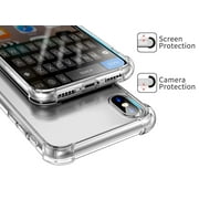 iPhone Xs Case/iPhone X Case, Crystal Clear Reinforced Corners TPU Bumper, Anti-Scratch Rugged Cover Fit with Apple iPhone Xs 2018 / iPhone X 2017 5.8 Inch - Crystal Clear