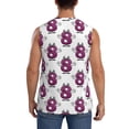 thumbnail image 4 of Balery Cute Number 8 Men's Sleeveless Muscle Shirts Workout Tank Top, Moisture Wicking, Odor Protection-X-Large, 4 of 8