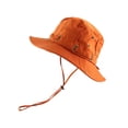 thumbnail image 2 of Quick Dry Safari Sun Hat Breathable Bucket Hat With Adjustable Chin Strap Uv Protection Travel Hat For Fishing Hiking Beach(Orange-58Cm), 2 of 2