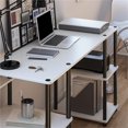 thumbnail image 3 of Ameriwood Home Condor Toolless Double Pedestal Computer Desk in White, 3 of 11
