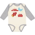 thumbnail image 3 of Inktastic I Love My Granny to the Moon and Back Boys or Girls Long Sleeve Baby Bodysuit, 3 of 5