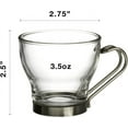 thumbnail image 2 of Verdi Espresso Cup With Stainless Steel Handle, Set of 4, Gift Boxed, 3.5 ounces, 2 of 8