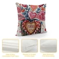 thumbnail image 4 of PHYHOO  Valentines Day Pillow Cover Vase Heart Balloon Decor Holiday Farmhouse Pillow Case Gifts Decoration for Home Sofa Couch (Pink), 4 of 5