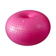 thumbnail image 3 of jinwen Donut Ball 55 cm Thickened Exercise Ball for Core Training Workouts Rhythmic Rose Red, 3 of 9