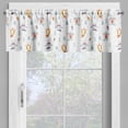 thumbnail image 4 of Ambesonne Cartoon Valance & Curtain, Winter Bear Bunny and Fox, 55"x45", Multicolor, 4 of 7