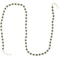 thumbnail image 6 of Northlight 6' Green and Cream Wooden Beads Christmas Garland, Unlit, 6 of 6