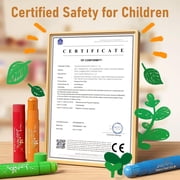 Jupitearth On Sale 12 Ct Tempera Paint Sticks for Kids ,Quick Drying,Smooth,Non-Toxic Washable for Toddlers,Back to School Supplies,Art Supplies