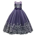 thumbnail image 1 of Ketyyh-chn99 Robes d'Été Robe d'Été Mode Imprimé Sans Manches Été Décontractée Ligne A Plage Manches Longues Jupe Courte Violet,110, 1 of 5