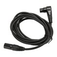 thumbnail image 3 of Cable de micrófono XLR cable de PVC Transmisión de señal sin pérdidas Plug and Play Cable de micrófono XLR macho a hembra de 3 pines para presentaciones en vivo, 3 of 8