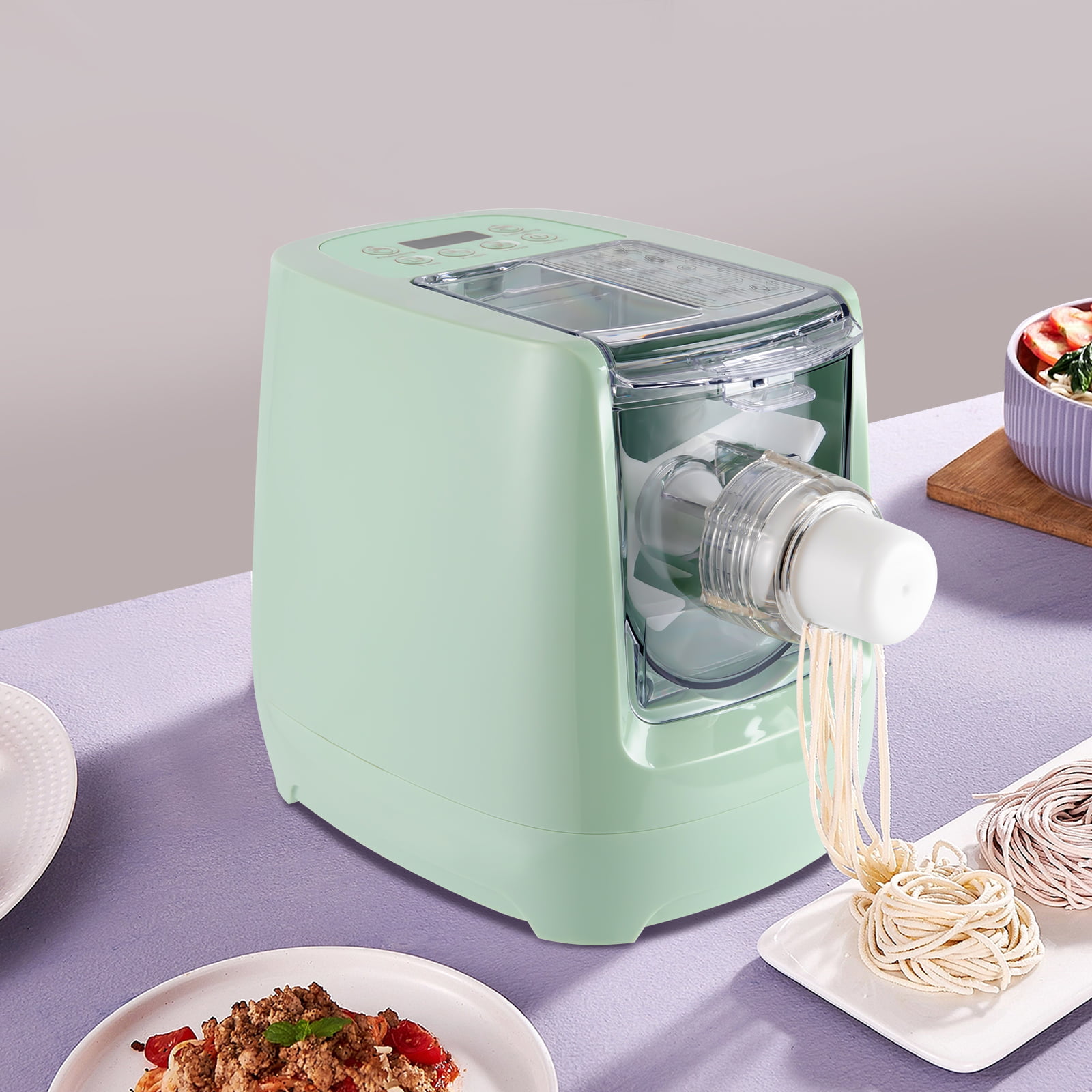 Wuzstar Commercial Pasta Maker Machine,Electric Automatic Noodle Cutting  Machine for Spaghetti,Dumpling Skins 