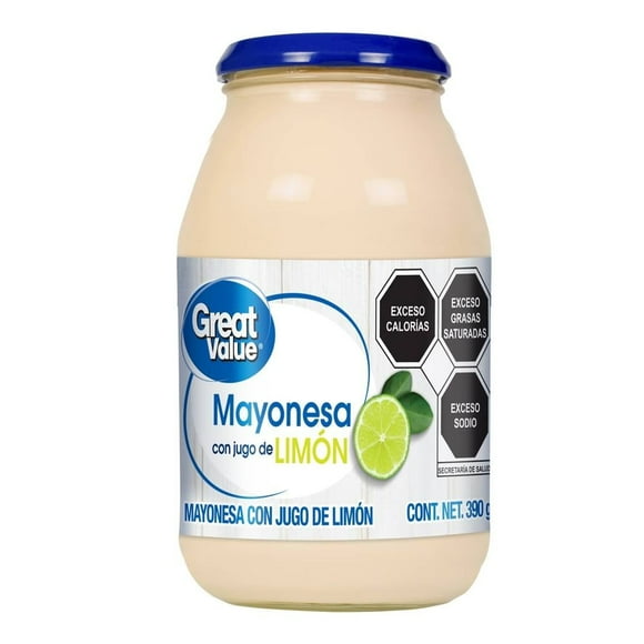 Mayonesa Great Value con jugo de limón 390 g