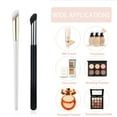 thumbnail image 4 of Angled Foundation Brush & Mini Concealer Blending Brush Nose Contour Brush, Concealer Brush Under Eye, Bronzer Highlighting Brush,Small Makeup Brush for Dark Circles Puffiness,Powder Liquid, 4 of 5