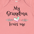 thumbnail image 4 of Inktastic My Grandma Loves Me Heart Grandchild Boys or Girls Baby Bodysuit, 4 of 5