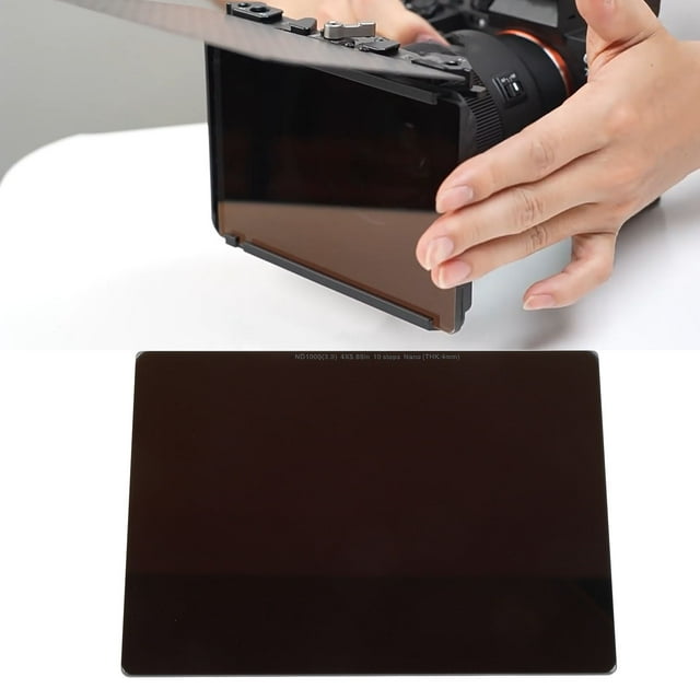 4x5.65in Matte Box Square ND Filter, Dual Sided Multi Layer Coated Neutral Density Filter, HD Optical Glass Cinema ND Filter Compatible with Matte Box