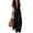 Black, variant on Causal Jumpsuits for Women V Neck Sleeveless Cinched Waisted Wide Leg Overalls With Pockets Loose Vacation Solid Rompers, 2XL