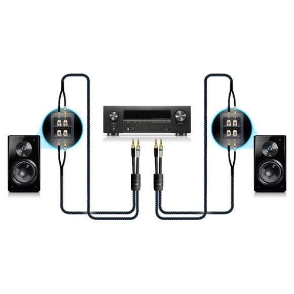 Cable de altavoz SVS SoundPath Ultra Bi-Wire de 6 m con espadas
