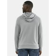 thumbnail image 5 of George Men's Button Henley Hoodie with Long Sleeves, Sizes S-3XL, 5 of 5