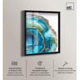 thumbnail image 2 of Great Blue Green II Shadowbox Print Green Decor by Art Remedy, Black Frame, 24 x 30, 2 of 6
